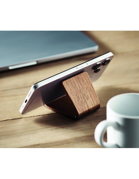 Supporto telefono in legno