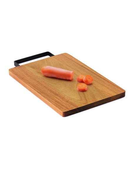 Tagliere in acacia con manico