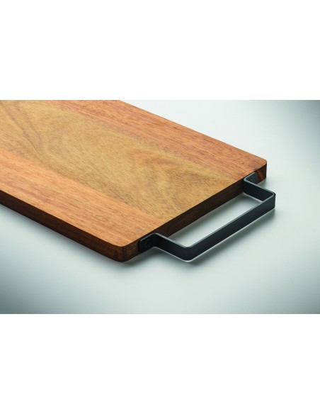 Tagliere in acacia con manico