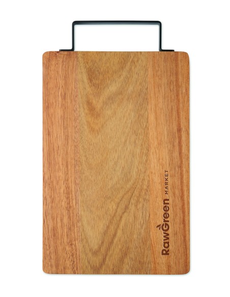 Tagliere in acacia con manico