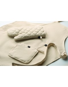 Set cucina in cotone riciclato