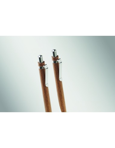 Set penna e matita in legno