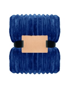 Coperta a righe in pile RPET