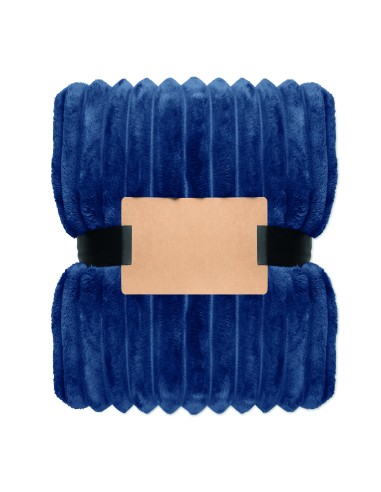 Coperta a righe in pile RPET