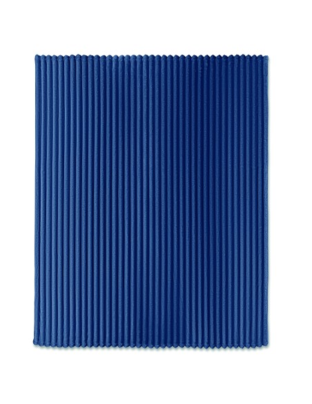 Coperta a righe in pile RPET