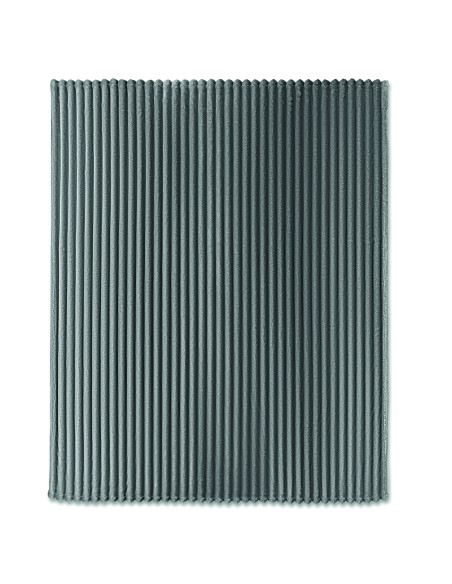 Coperta a righe in pile RPET