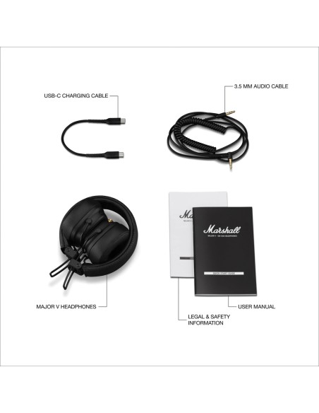 Cuffie Marshall Major V 100H+