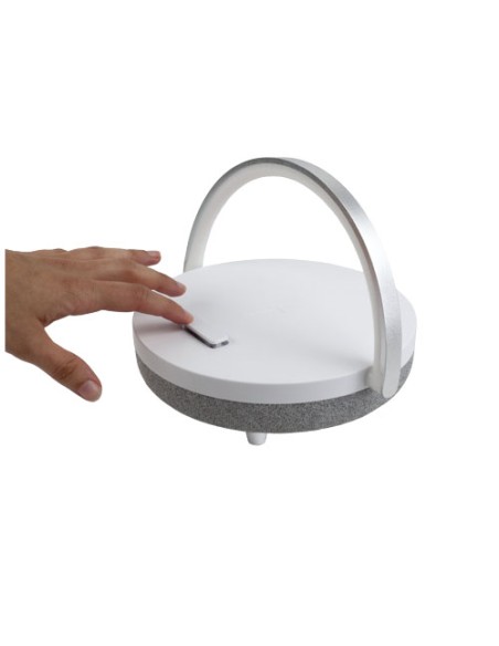 Altoparlante Bluetooth® da 10W 4 in 1 con luce a led e base di ricarica wireless Prixton