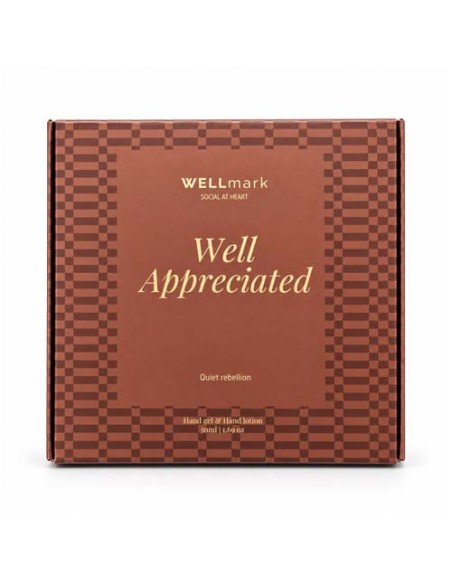 Set regalo Wellmark Quite Rebellion con sapone per le mani da 70 ml e crema per le mani da 70 ml