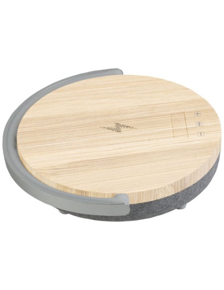 Altoparlante Bluetooth® da 10W 4 in 1 con luce a led e base di ricarica wireless Prixton