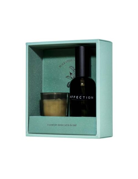 Set regalo Wellmark con spray per ambienti da 100 ml e candela Tender Affection da 70 ml
