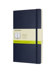 Blocco note con copertina morbida - pagine bianche Moleskine Classic L