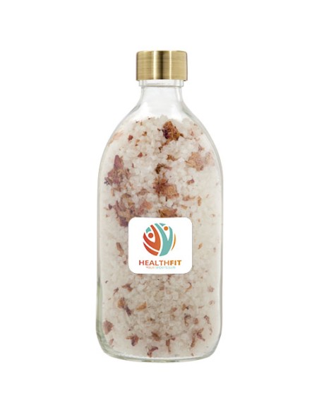 Sale da bagno profumo rosa da 500 ml Wellmark Just Relax