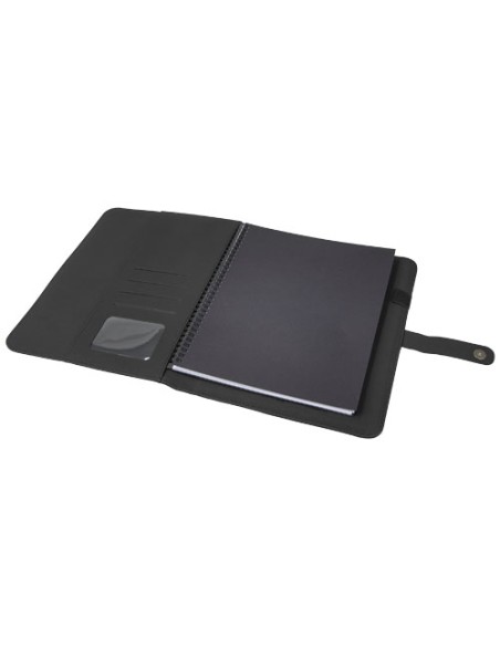 Blocco note con power bank luminoso SCX.design O17 in formato A4