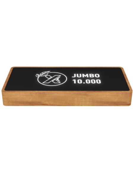Power bank con ricarica wireless in legno da 10.000 mAh SCX.design P46