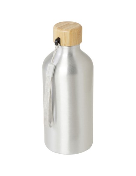 Borraccia in alluminio riciclato certificato RCS da 500 ml Malpeza