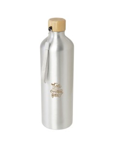 Borraccia in alluminio riciclato certificato RCS da 1000 ml Malpeza