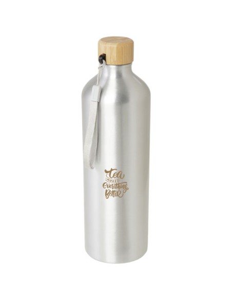 Borraccia in alluminio riciclato certificato RCS da 1000 ml Malpeza