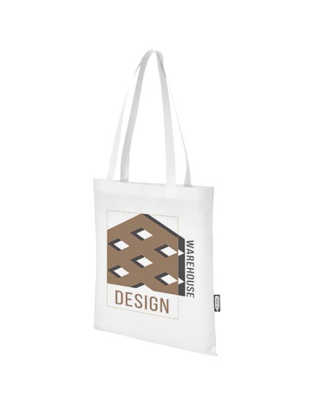 Tote bag convention in tessuto non tessuto riciclato certificato GRS Zeus 6l