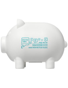 Salvadanaio in plastica riciclata Oink