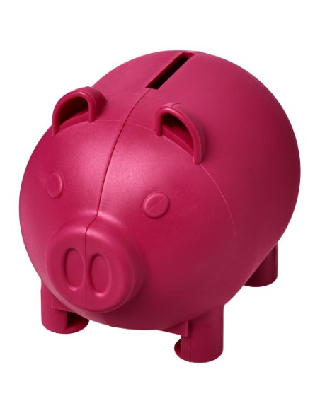 Salvadanaio in plastica riciclata Oink