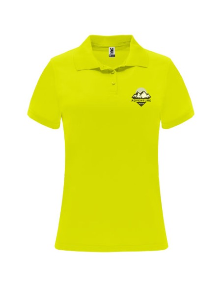 Polo sportiva a maniche corte da donna Monzha
