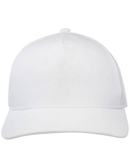 Cappellino in tessuto riciclato Aware™ a 5 pannelli Onyx