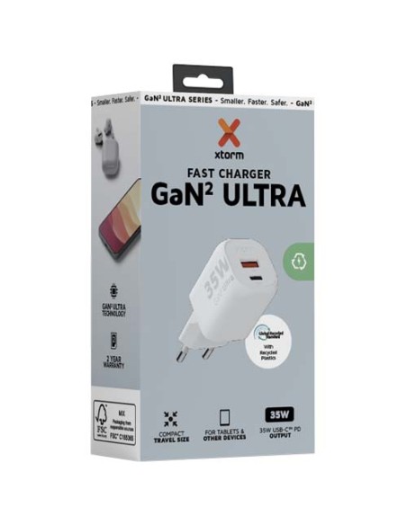 Caricabatterie da parete da 35 W Xtorm XEC035 GaN² Ultra