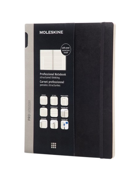 Blocco note con copertina morbida Moleskine Pro XL