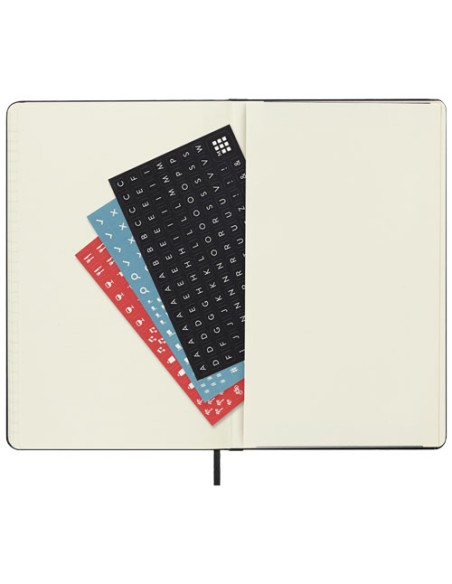 Agenda settimanale 12 mesi formato L con copertina rigida Moleskine