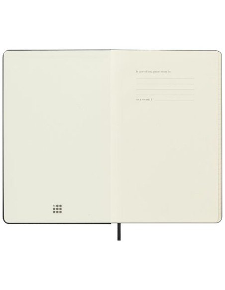 Agenda settimanale 12 mesi formato L con copertina rigida Moleskine