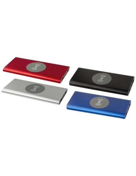 Power bank wireless da 8000 mAh Type C in alluminio riciclato Juice