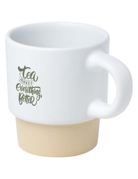Tazza per caffè espresso impilabile con fondo in argilla da 130 ml Olympia
