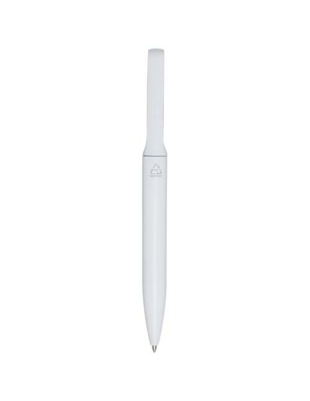Penna a sfera in alluminio riciclato Blanca (inchiostro nero)