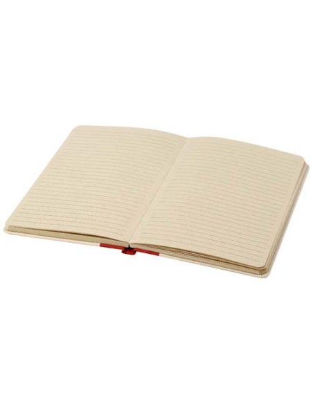 Blocco note formato A5 con copertina rigida in carta derivante dalla canna da zucchero Liliana