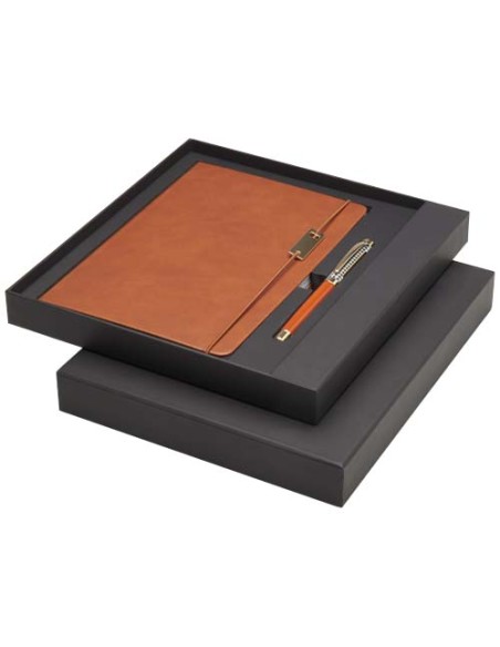Set penne roller e blocco note in formato A5 Legato (inchiostro blu)
