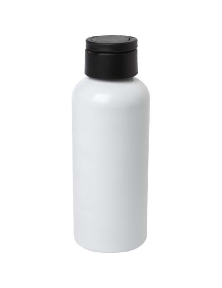 Borraccia in alluminio riciclato certificato RCS con coperchio in PET riciclato da 600 ml Oregon