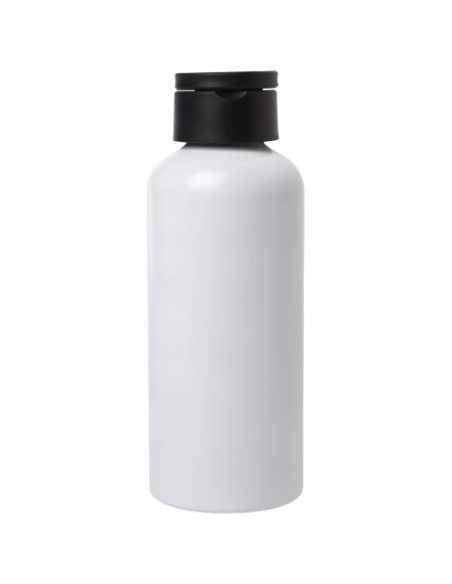 Borraccia in alluminio riciclato certificato RCS con coperchio in PET riciclato da 600 ml Oregon