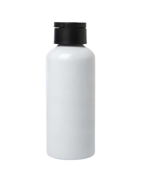 Borraccia in alluminio riciclato certificato RCS con coperchio in PET riciclato da 600 ml Oregon