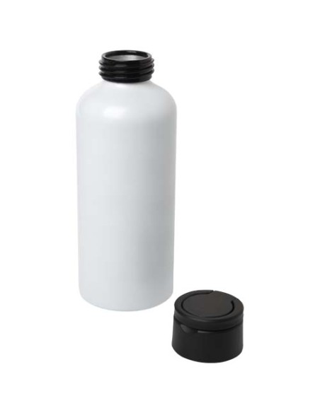 Borraccia in alluminio riciclato certificato RCS con coperchio in PET riciclato da 600 ml Oregon