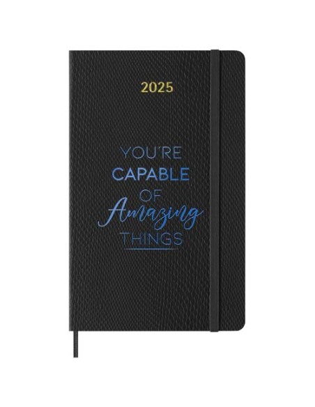 Agenda settimanale formato L 12 mesi con copertina morbida 100%VEGEA® Boa Moleskine