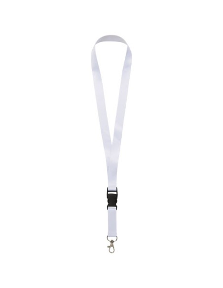 Lanyard Bucks in PET riciclato con stampa in sublimazione e fibbia di sicurezza