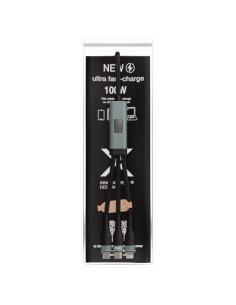 Cavo di ricarica ultraveloce 5 in 1 in PET riciclato da 100 W SCX.design C53