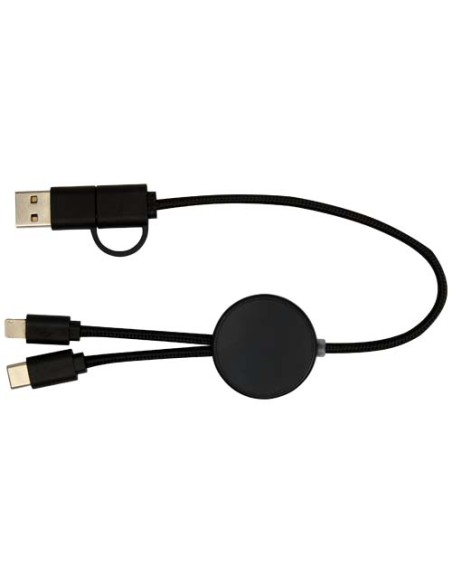 Cavo 5-in-1 in plastica riciclata da 30 cm per la sincronizzazione dei dati e la ricarica rapida da 27 W Citala