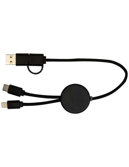 Cavo 5-in-1 in plastica riciclata da 30 cm per la sincronizzazione dei dati e la ricarica rapida da 27 W Citala