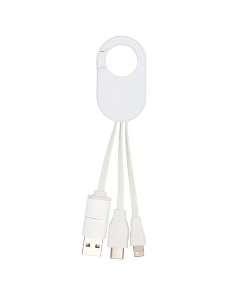 Cavo di ricarica 4-in-1 in alluminio riciclato Troop