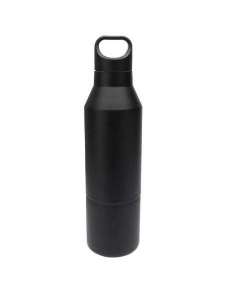 Borraccia termica da 600 ml in acciaio inox riciclato certificato RCS con tazza da 300 ml Odessy