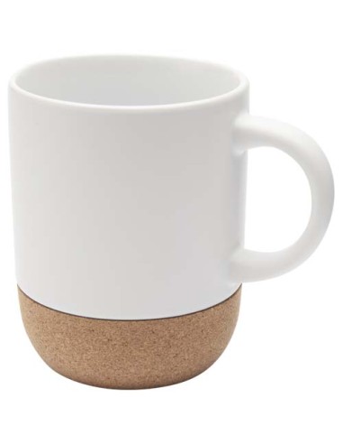 Tazza per stampa a sublimazione in ceramica da 300 ml con dettagli in sughero Billie