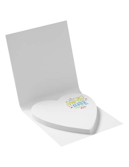 Foglietti adesivi a forma di cuore con copertina morbida Sticky-Mate®