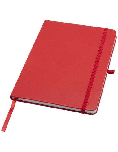 Blocco note formato A5 con copertina rigida in materiale riciclato e pagine a righe Teak